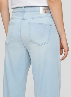 Blue Cropped Trousers