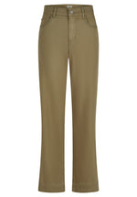 Load image into Gallery viewer, Khaki Straight Leg Trousers

