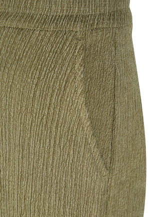 Khaki Wide Leg Trousers