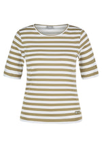 Load image into Gallery viewer, Khaki Striped T-Shirt
