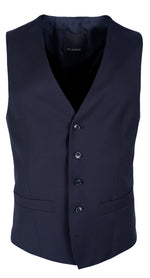 Load image into Gallery viewer, Navy Suit Waistcoat
