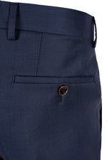 Load image into Gallery viewer, Blue Textured Trousers
