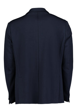 Dark Blue Jersey Blazer
