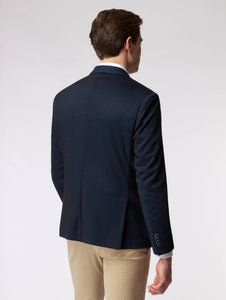 Dark Blue Jersey Blazer