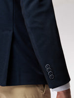 Load image into Gallery viewer, Dark Blue Jersey Blazer
