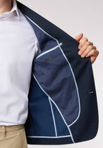 Load image into Gallery viewer, Dark Blue Jersey Blazer
