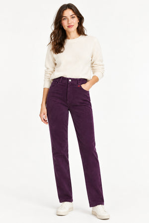 Purple Corduroy Trousers