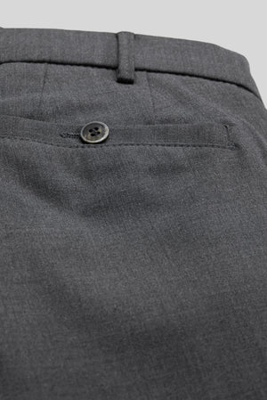 Grey Tropical Wool Trouser