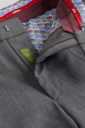 Grey Tropical Wool Trouser
