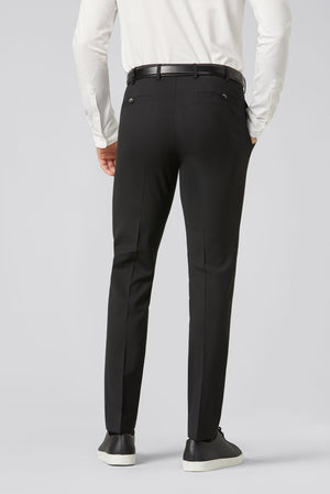 Black Tropical Wool Trouser