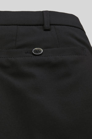 Black Tropical Wool Trouser