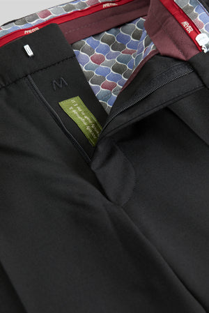 Black Tropical Wool Trouser