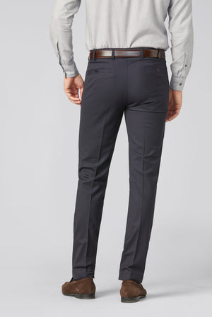 Navy Tropical Wool Trouser