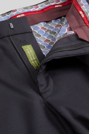 Navy Tropical Wool Trouser