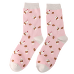 Load image into Gallery viewer, Pink Takeaway Coffee Socks
