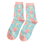 Load image into Gallery viewer, Blue Popcorn Socks
