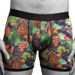 Load image into Gallery viewer, Swole Panda Jungle Bamboo Boxers
