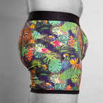 Load image into Gallery viewer, Swole Panda Jungle Bamboo Boxers
