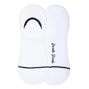 White No-Show Socks