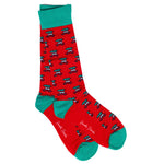 Load image into Gallery viewer, Swole Panda Bamboo Christmas Socks
