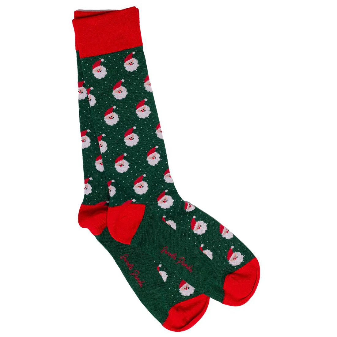 Swole Panda Bamboo Santa Socks