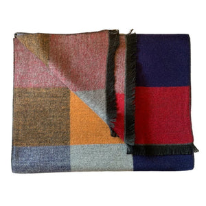 Multi Check Bamboo Scarf