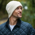 Load image into Gallery viewer, Cream Organic Cotton Beanie
