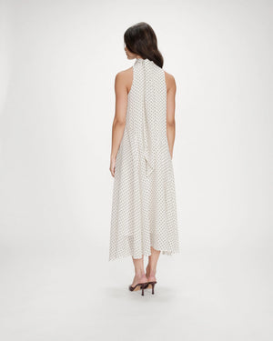 Off White Polka Dot Dress