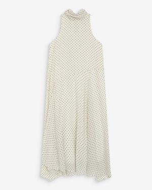 Off White Polka Dot Dress