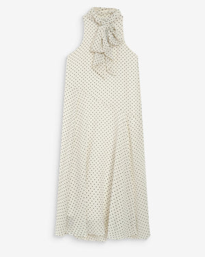 Off White Polka Dot Dress