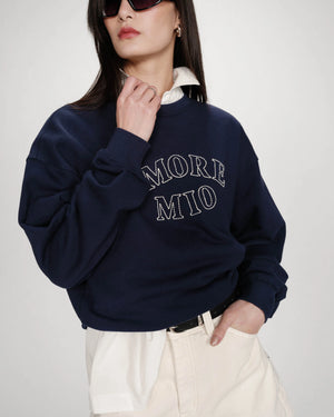Navy Oversized Sweatshirt