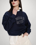 Load image into Gallery viewer, Navy Oversized Sweatshirt
