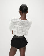 Load image into Gallery viewer, Cream Polka Dot Blouse
