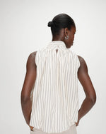 Load image into Gallery viewer, Cream Balloon Poplin Top
