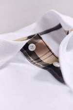 Load image into Gallery viewer, White Pique Polo Shirt
