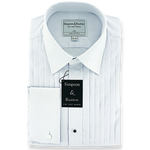 Load image into Gallery viewer, Simpson &amp; Ruxton Pleated Dress Shirt Paris Regular Collar
