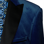 Load image into Gallery viewer, Skopes Jive Velvet Jacket Royal Blue Regular Length
