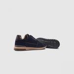 Load image into Gallery viewer, Navy Suede Slow Trainers
