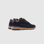 Load image into Gallery viewer, Navy Suede Slow Trainers
