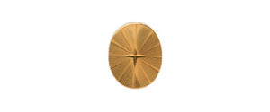 Oval Diamond Cut Tie Tac