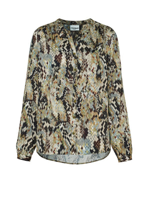 Snakeskin Pattern Blouse