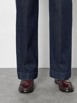 Blue Wide Leg Jeans