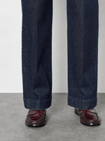 Load image into Gallery viewer, Blue Wide Leg Jeans
