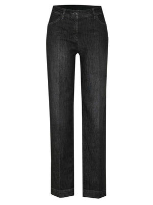 Grey Wide Leg Jeans