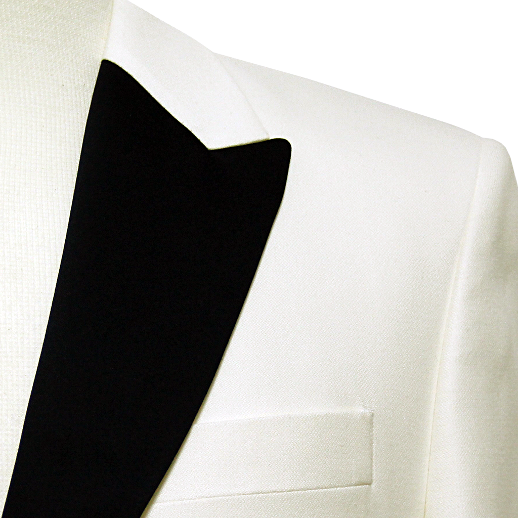 Torre White Grissom Tuxedo Jacket Long Length
