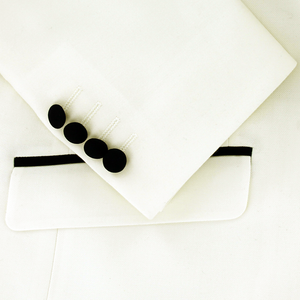 Torre White Grissom Tuxedo Jacket Long Length