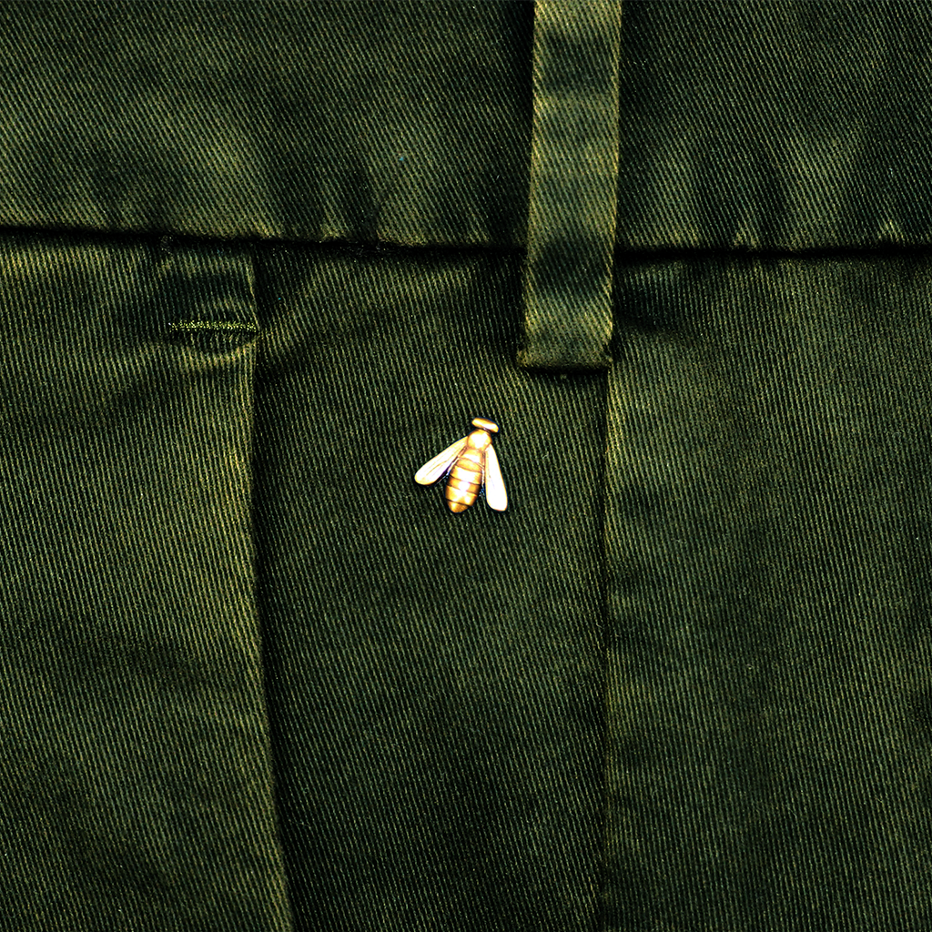 Green Moleskin Trousers Short Leg