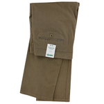 Load image into Gallery viewer, Tan Structured Cotton Trouser Short Leg
