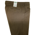 Load image into Gallery viewer, Tan Structured Cotton Trouser Short Leg
