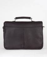 Load image into Gallery viewer, Barbour Brown Leather Briefcase
